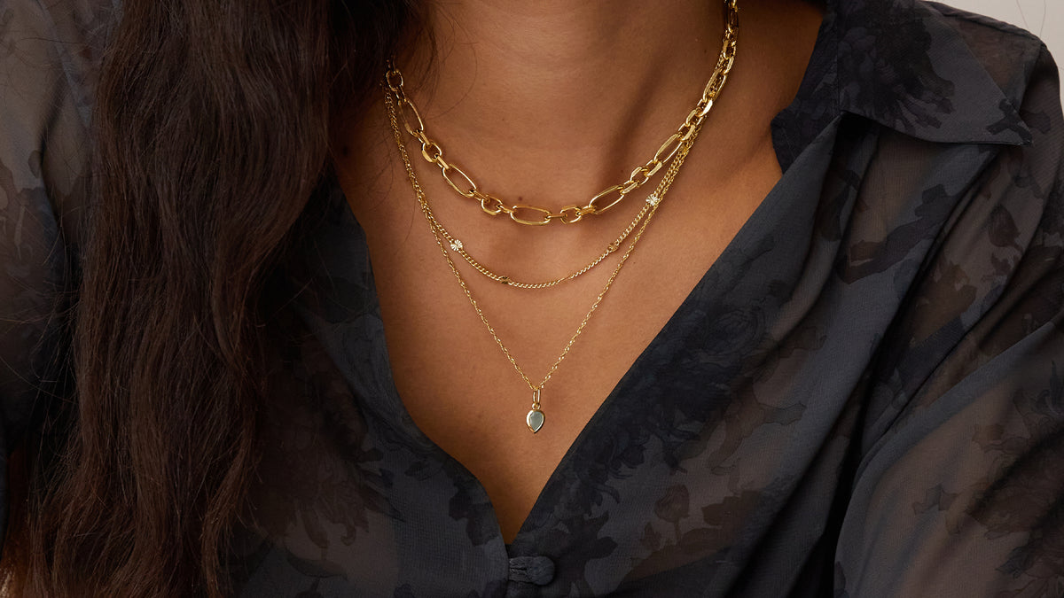 Birthstone Necklaces In Gold & Silver | 15% Off | Daisy London