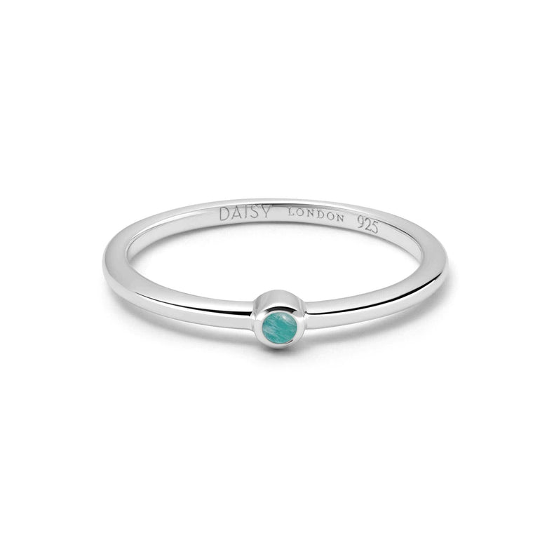 Amazonite Healing Stone Ring Sterling Silver recommended