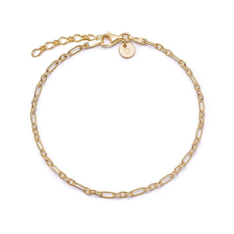 Apollo Chain Anklet 18ct Gold Plate