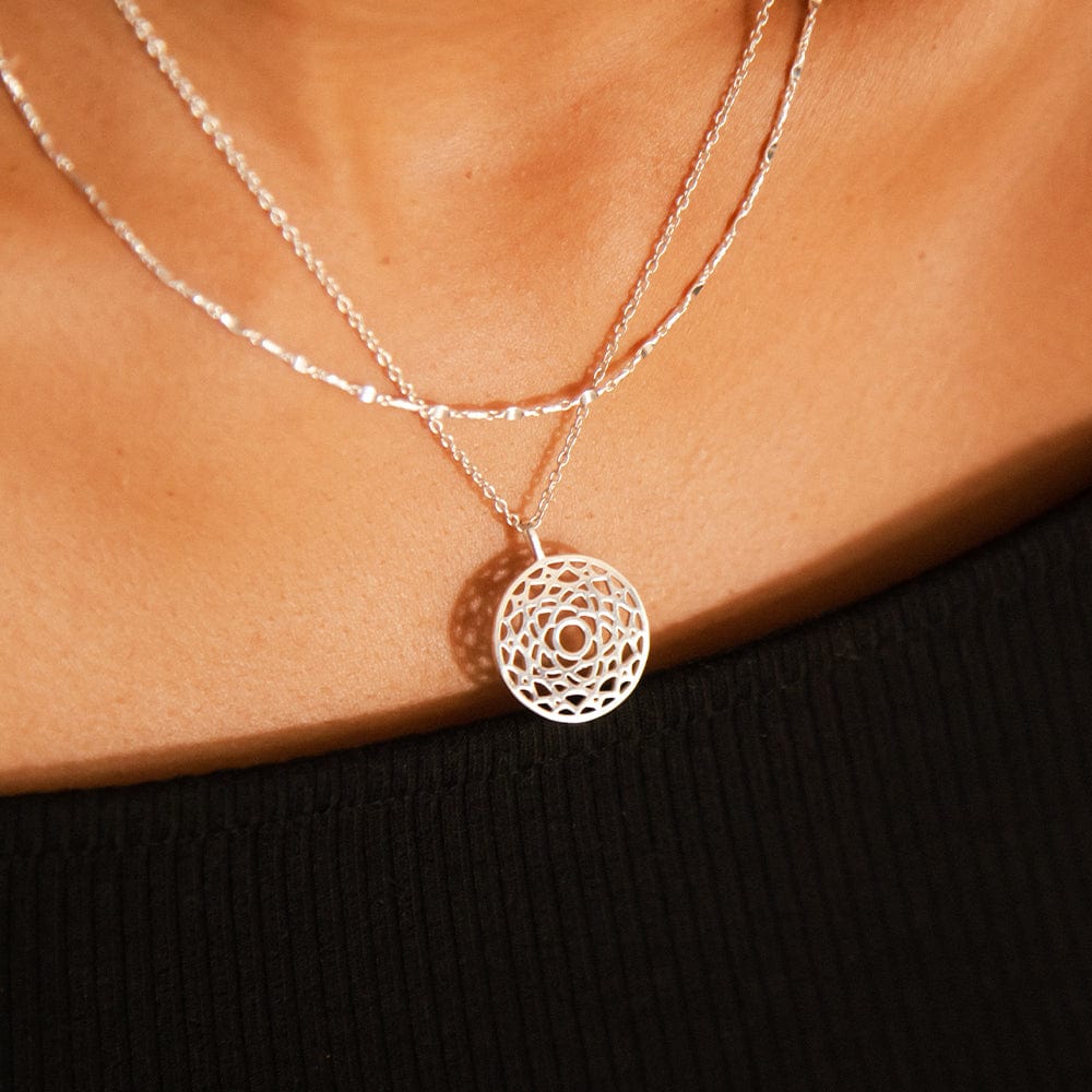 Chakra Necklace Sterling Silver Daisy London