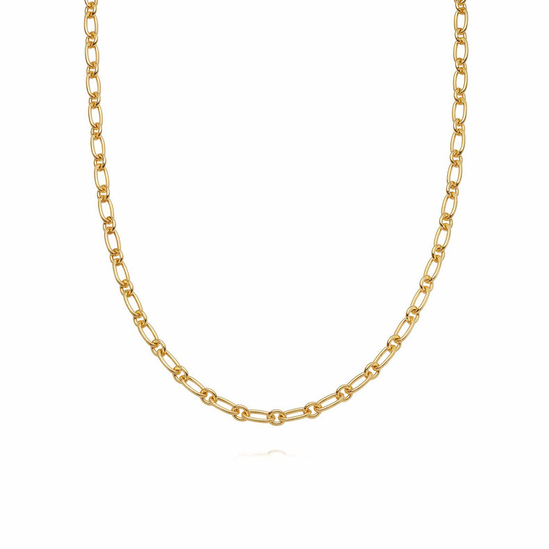 Chunky Linked Chain Necklace 18ct Gold Plate recommended