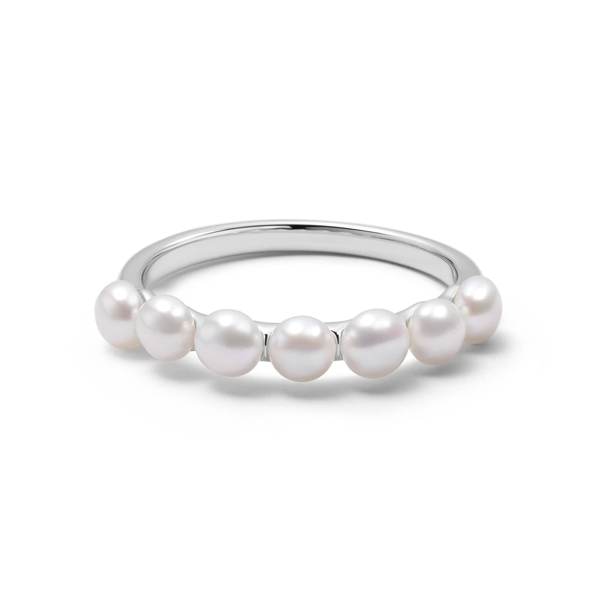 Pearl Skinny Band Ring main image 0