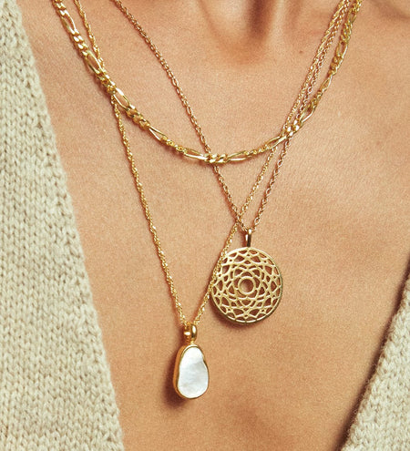 Crown Chakra Necklace 18ct Gold Plate recommended