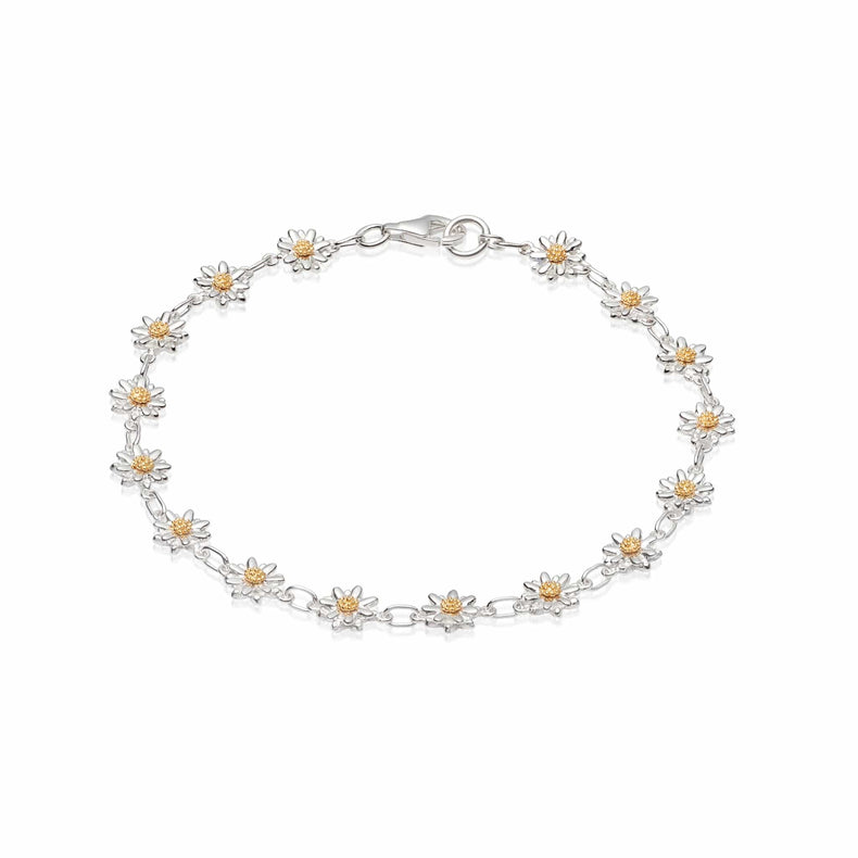 Daisy Chain Bracelet Sterling Silver