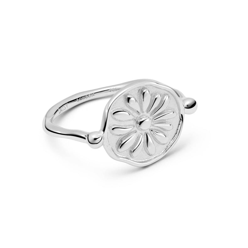 Daisy Flower Ring Sterling Silver recommended