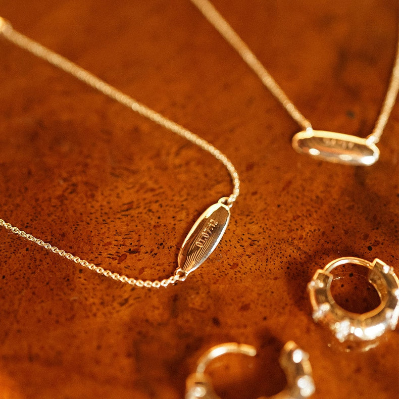 Engravable Pebble Bracelet 9ct Solid Gold