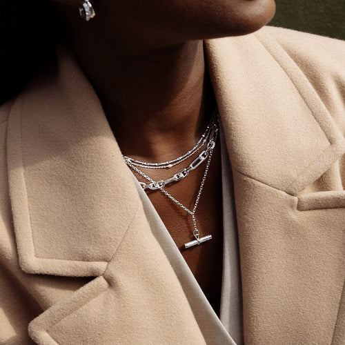 Magnus Chunky Chain Necklace Sterling Silver