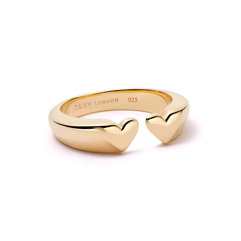 Heart Signet Ring 18ct Gold Plate recommended