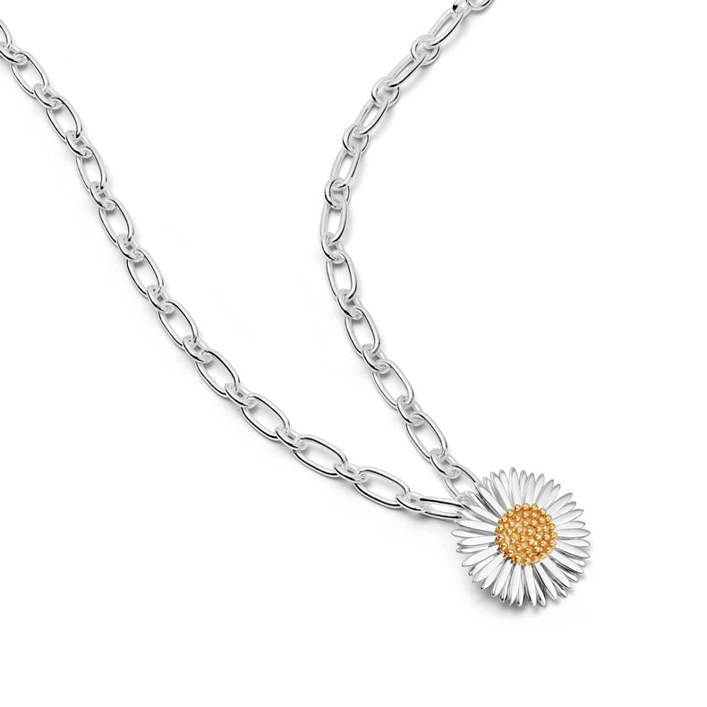 Michaelmas Daisy Necklace Sterling Silver recommended