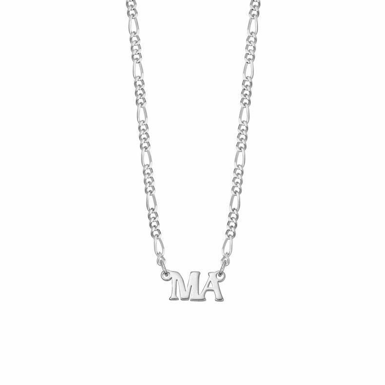 Personalised Initials Necklace Sterling Silver