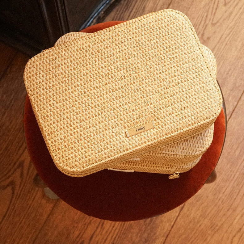 Rattan Large Jewellery Case