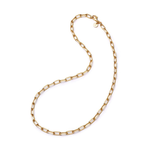 Shrimps Chunky Chain Necklace 18ct Gold Plate