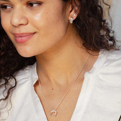 Estée Lalonde Sisterhood Layering Set Sterling Silver