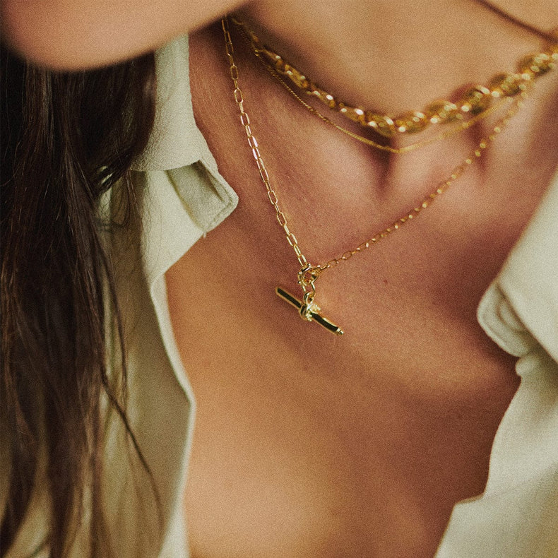 Sol Necklace Layering Set 18ct Gold Plate