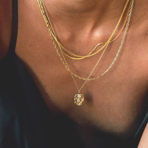 Aphrodite Necklace 18ct Gold Plate