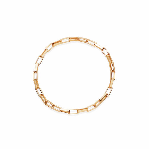 Estée Lalonde Delicate Box Chain Ring 18ct Gold Plate