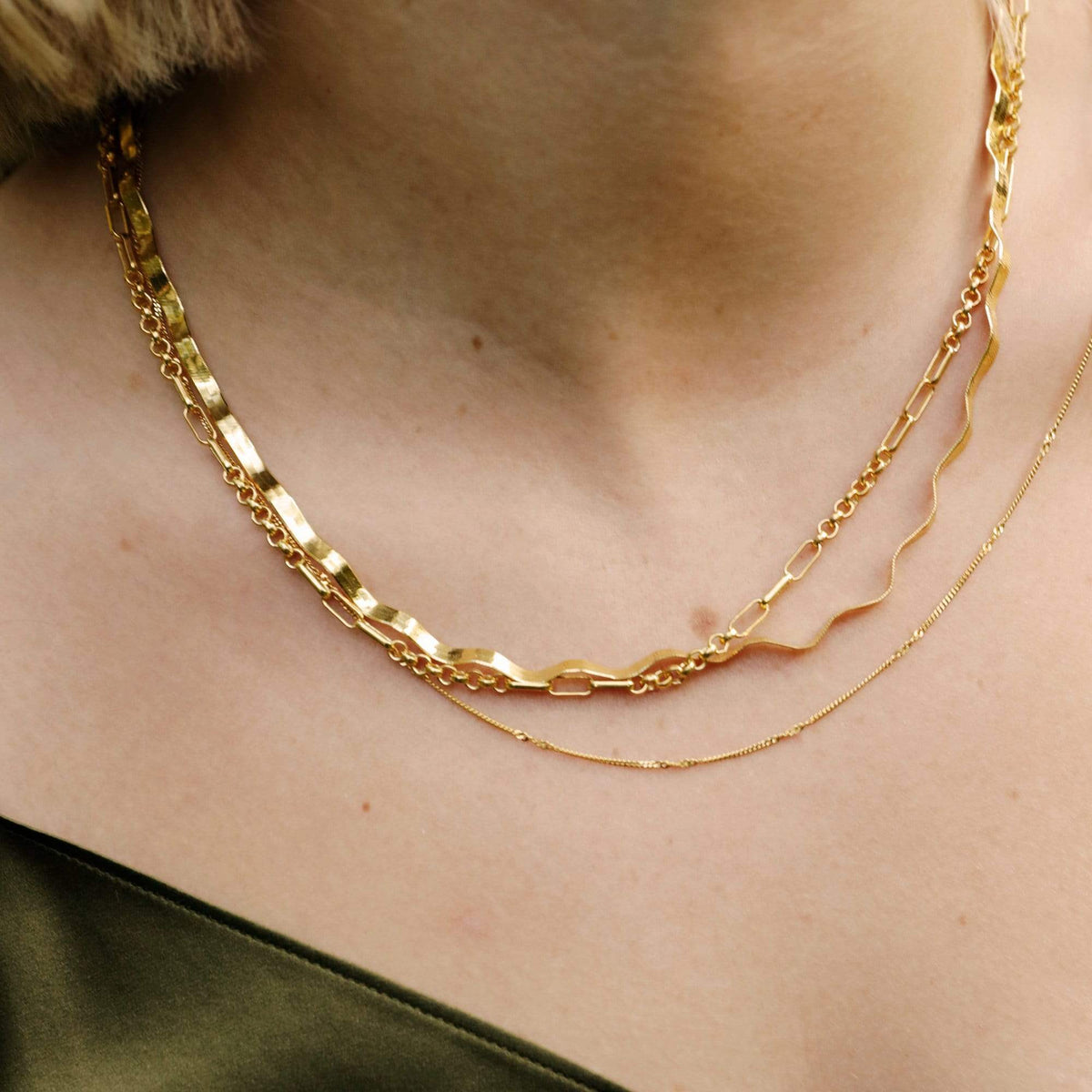 Estée Lalonde Forever Chain Necklace 18ct Gold Plate – Daisy London