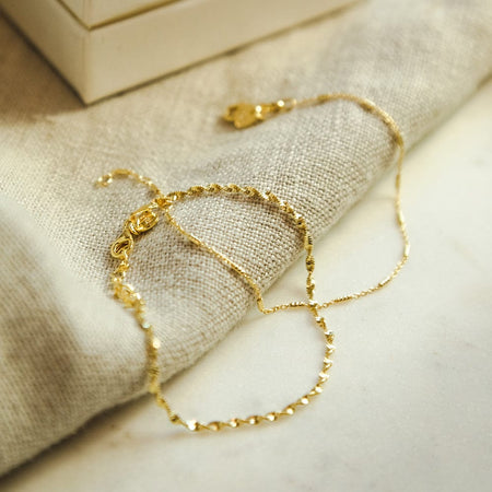 Fine Chain Bracelet Stack 18ct Gold Plate recommended