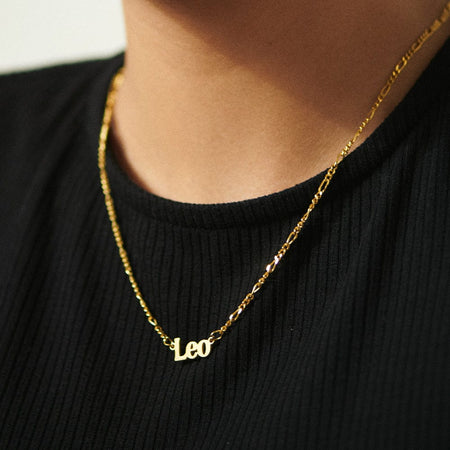 Leo Zodiac Necklace 18ct Gold Plate recommended