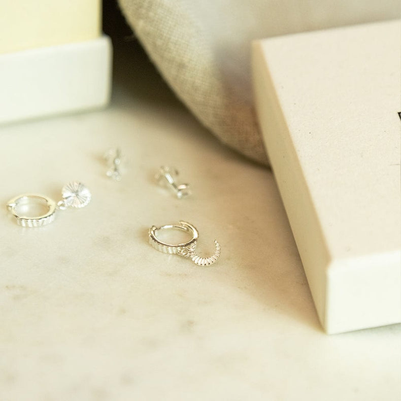 Estée Lalonde Luna Earring Stack Sterling Silver