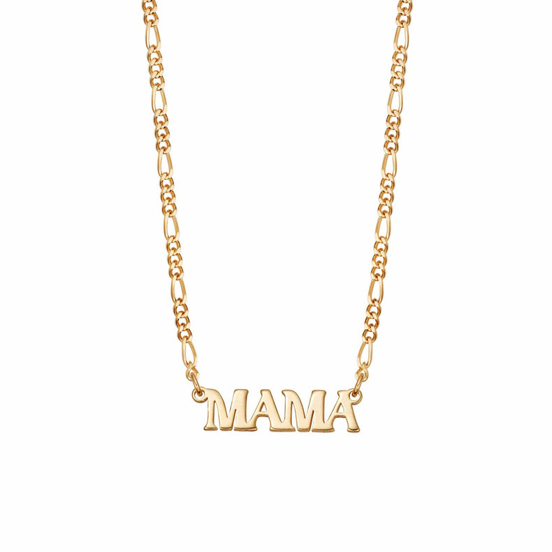 Mama Necklace 18ct Gold Plate