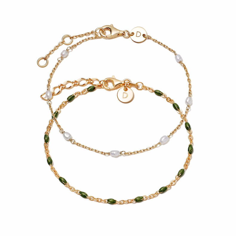 Radiant Treasures Bracelet Stack 18ct Gold Plate
