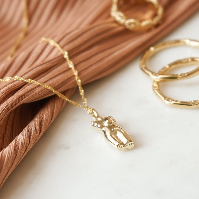 Vita Necklace 18ct Gold Plate