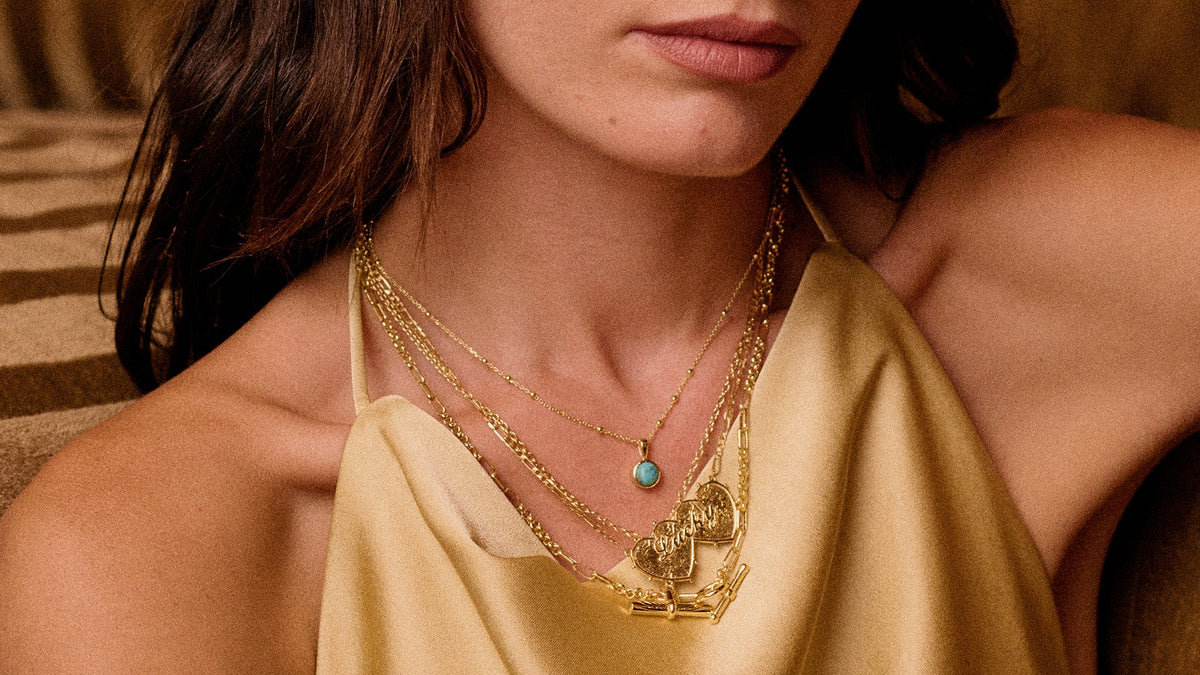 Womens Gold Necklaces | 18ct Gold Plate Necklaces | Daisy London