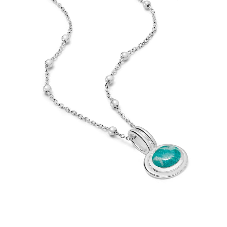 Amazonite Pendant Necklace Sterling Silver recommended
