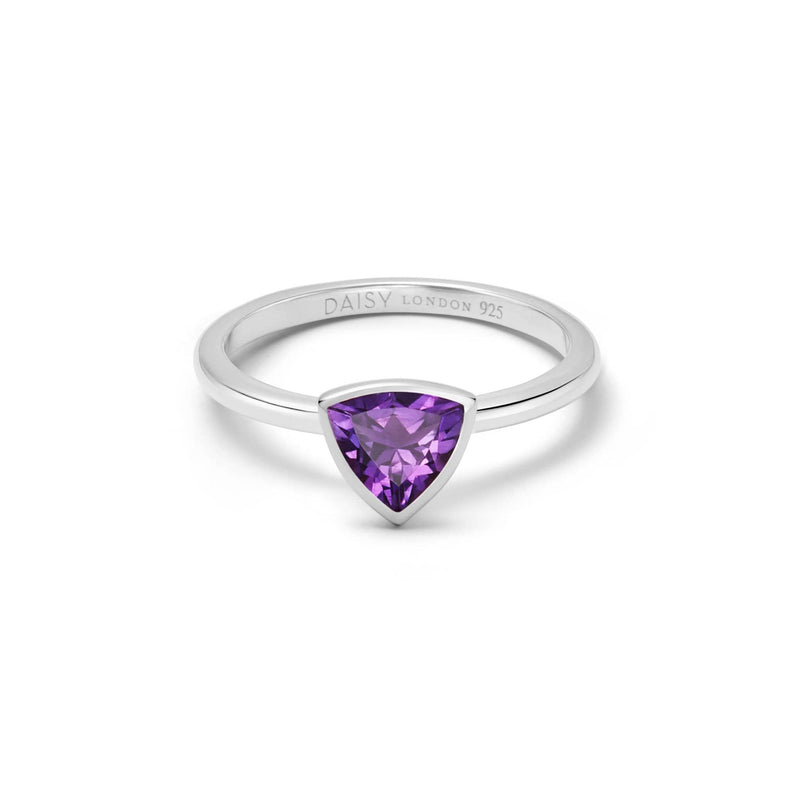 Amethyst February Birthstone Ring Sterling Silver recommended