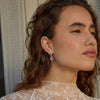 Amethyst Healing Stone Charm Earrings Sterling Silver