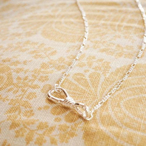 Apollo Carabiner Chain Necklace Sterling Silver