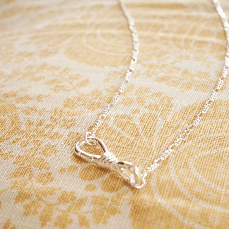 Apollo Carabiner Chain Necklace Sterling Silver