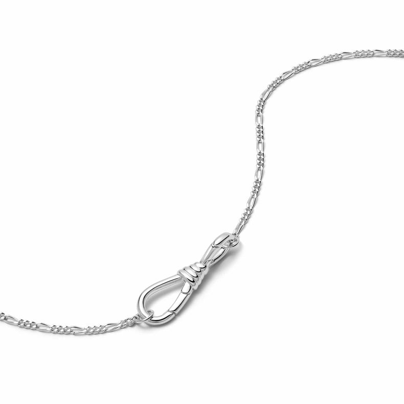 Apollo Carabiner Chain Necklace Sterling Silver