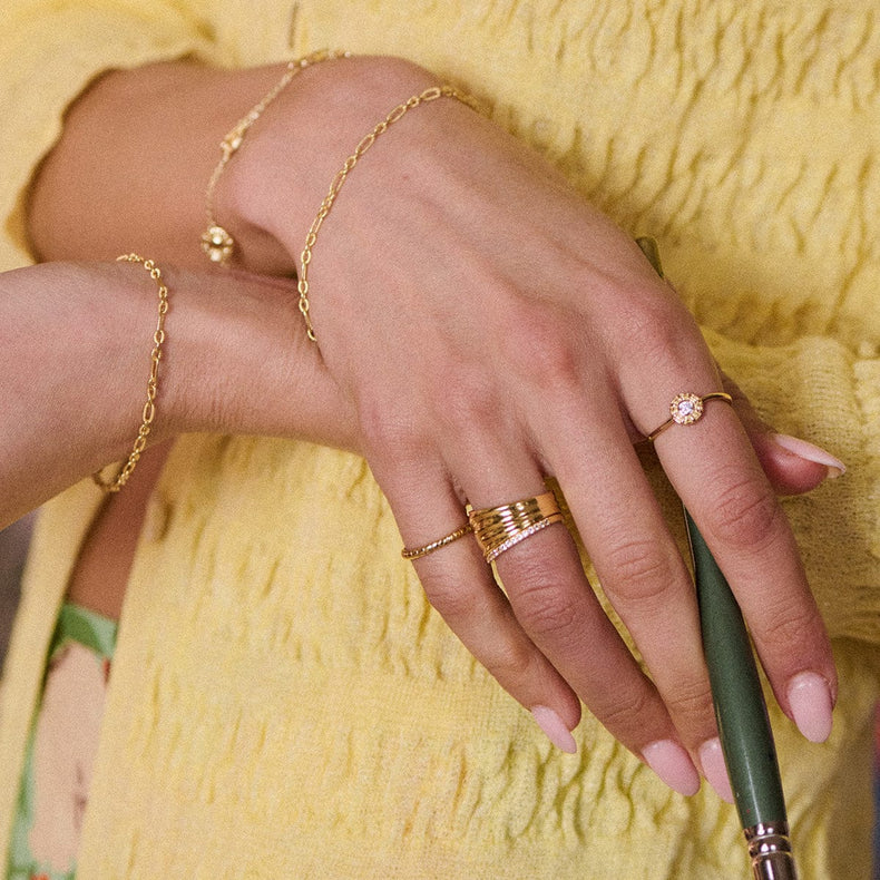 Apollo Chain Bracelet 18ct Gold Plate