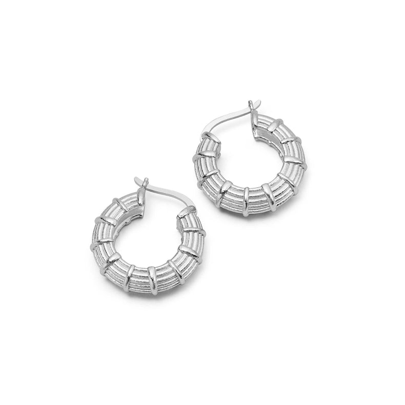 Apollo Hoop Earrings Sterling Silver recommended