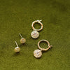 Apollo Sparkle Earring Stack 18ct Gold Plate