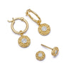 Apollo Sparkle Earring Stack 18ct Gold Plate