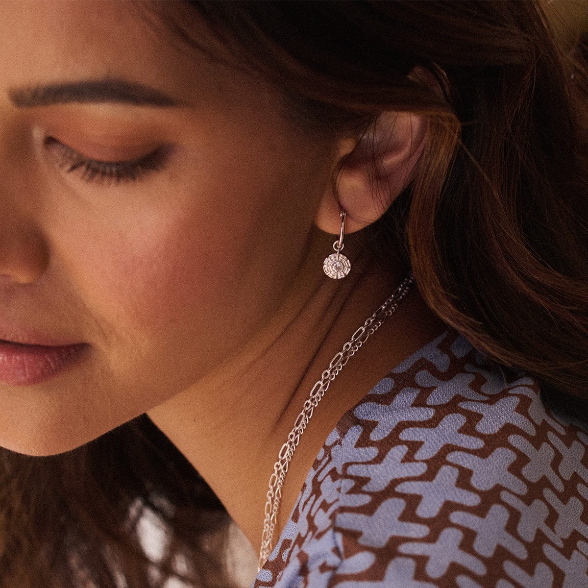 Apollo Sparkle Earring Stack Sterling Silver