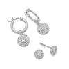 Apollo Sparkle Earring Stack Sterling Silver