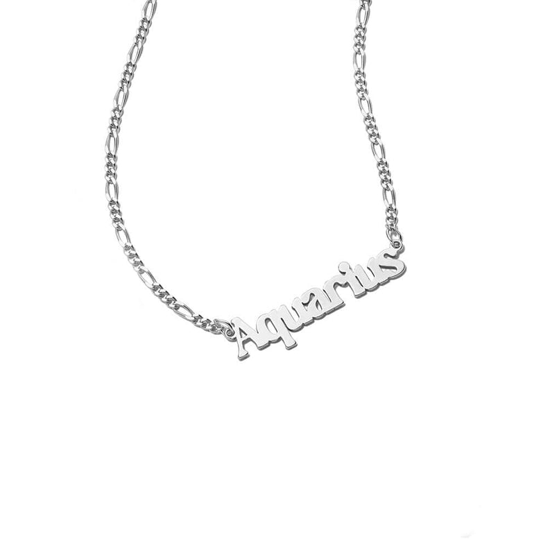 Aquarius Zodiac Necklace Sterling Silver recommended