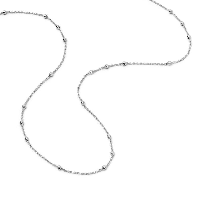 Beaded Layering Chain Necklace Sterling Silver recommended
