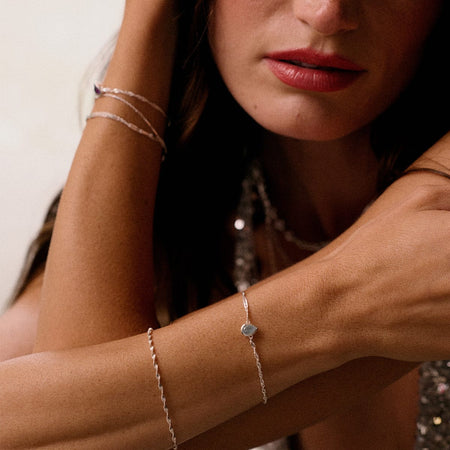 Birthstone Charm Bracelet Sterling Silver recommended