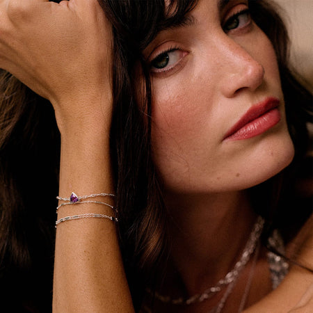 Birthstone Charm Bracelet Sterling Silver recommended