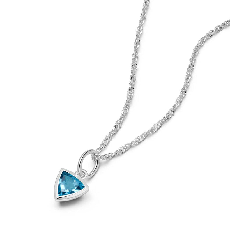 Birthstone Charm Necklace Sterling Silver recommended
