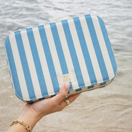 Blue Stripe Large Jewellery Box recommended