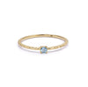 Blue Topaz December Birthstone Ring 9ct Solid Gold