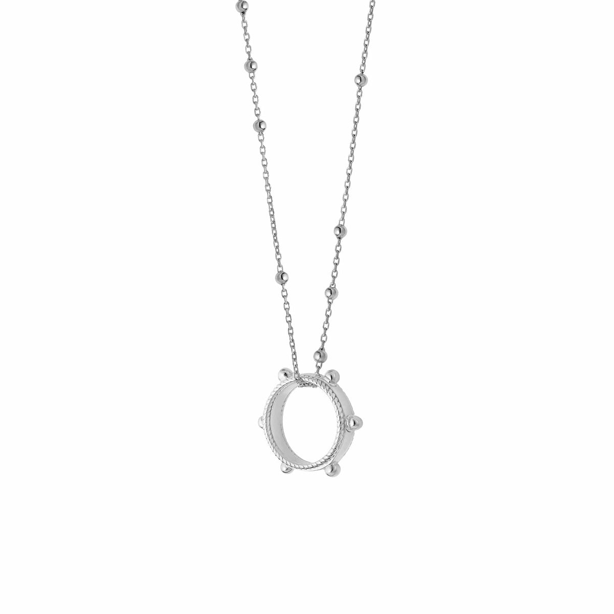 Bobble Eternity Necklace Sterling Silver Daisy London