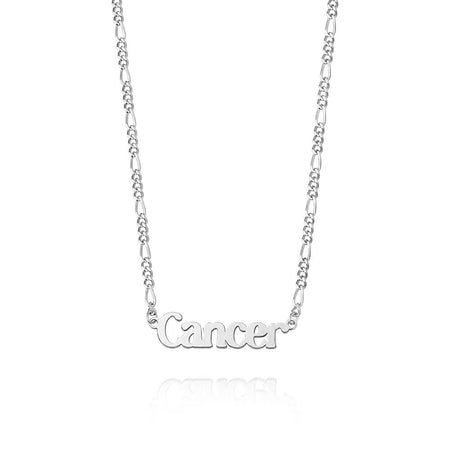 Cancer Zodiac Necklace Sterling Silver recommended