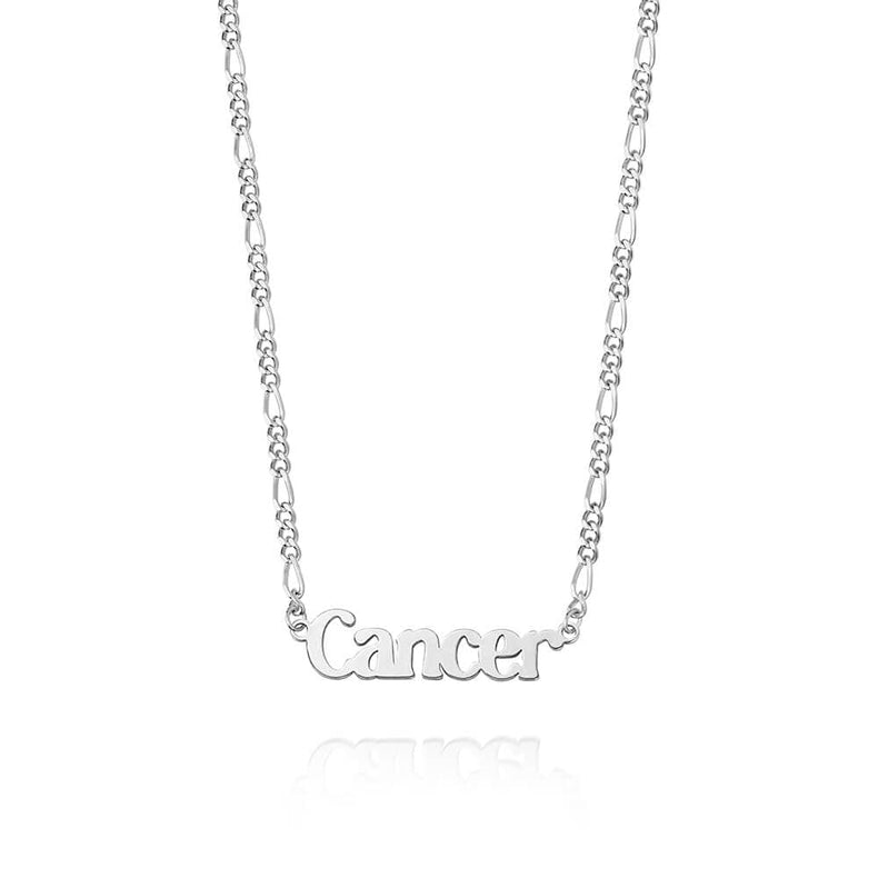 Cancer Zodiac Necklace Sterling Silver recommended